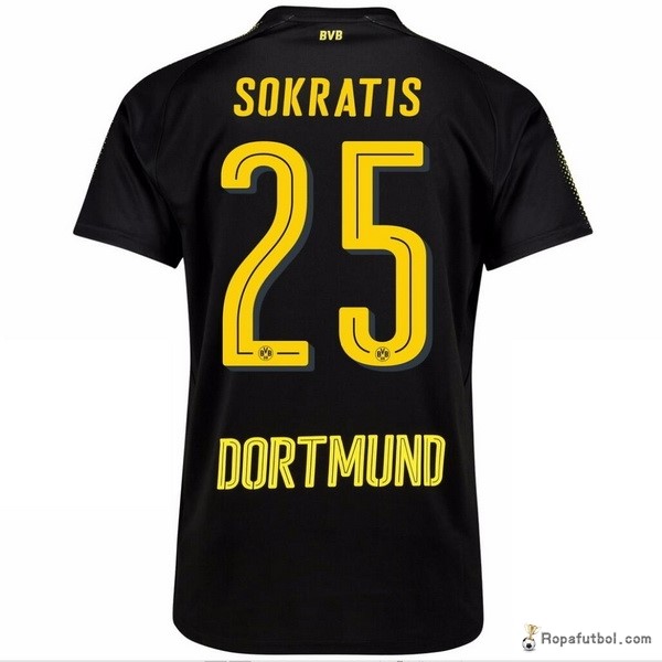 Camiseta Borussia Dortmund Replica Segunda Ropa Sokratis 2017/18